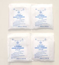 Gauke 2in x 2in Sterile Gauze Sponges 4 Pack