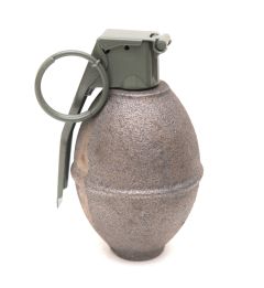 Lemon Grenade Paperweight Green Top