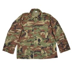 SWI 100% Cotton Woodland Camouflage Ripstop BDU Jacket
