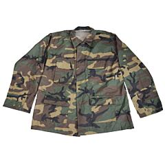 US Made Woodland Camo Combat BDU Shirt