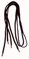 37 in. Dark Brown Shoe Laces