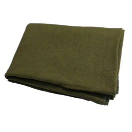 US Made OD Used Wool Blanket | Charleys Surplus