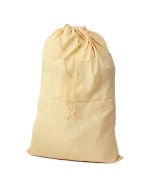 Small White Cotton Laundry Bag