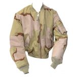 US Made Alpha MA-1 Pilot's Flight Jacket Desert Camo