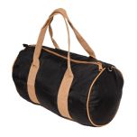 Vintage Mini Black Duffle Bag