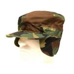 Woodland GI Patrol Cap with Flaps