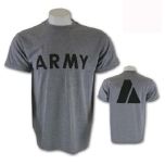 New GI Short Sleeve Army PT Physical Training Shirt