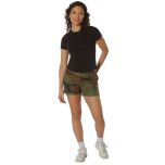Woodland Camo Womens Shorts